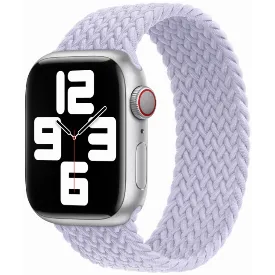 Умные часы Apple Watch Series 8 45 мм, Silver Braided Solo Loop, 9 размер, фиолетовый